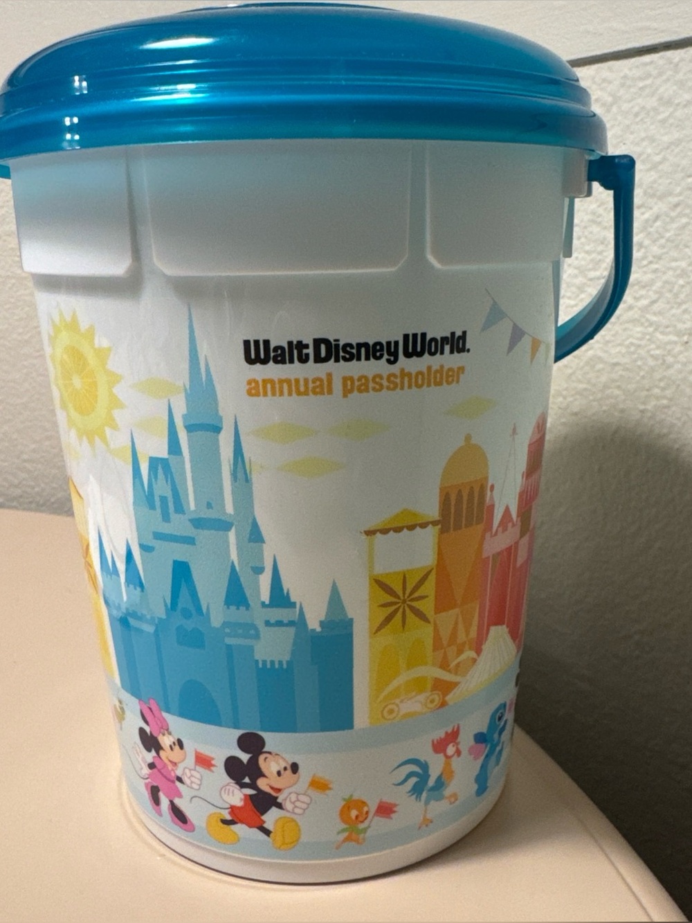 NEW⭐Disney Parks 2026 Walt Disney World Passholder Popcorn Bucket Ashley Taylor